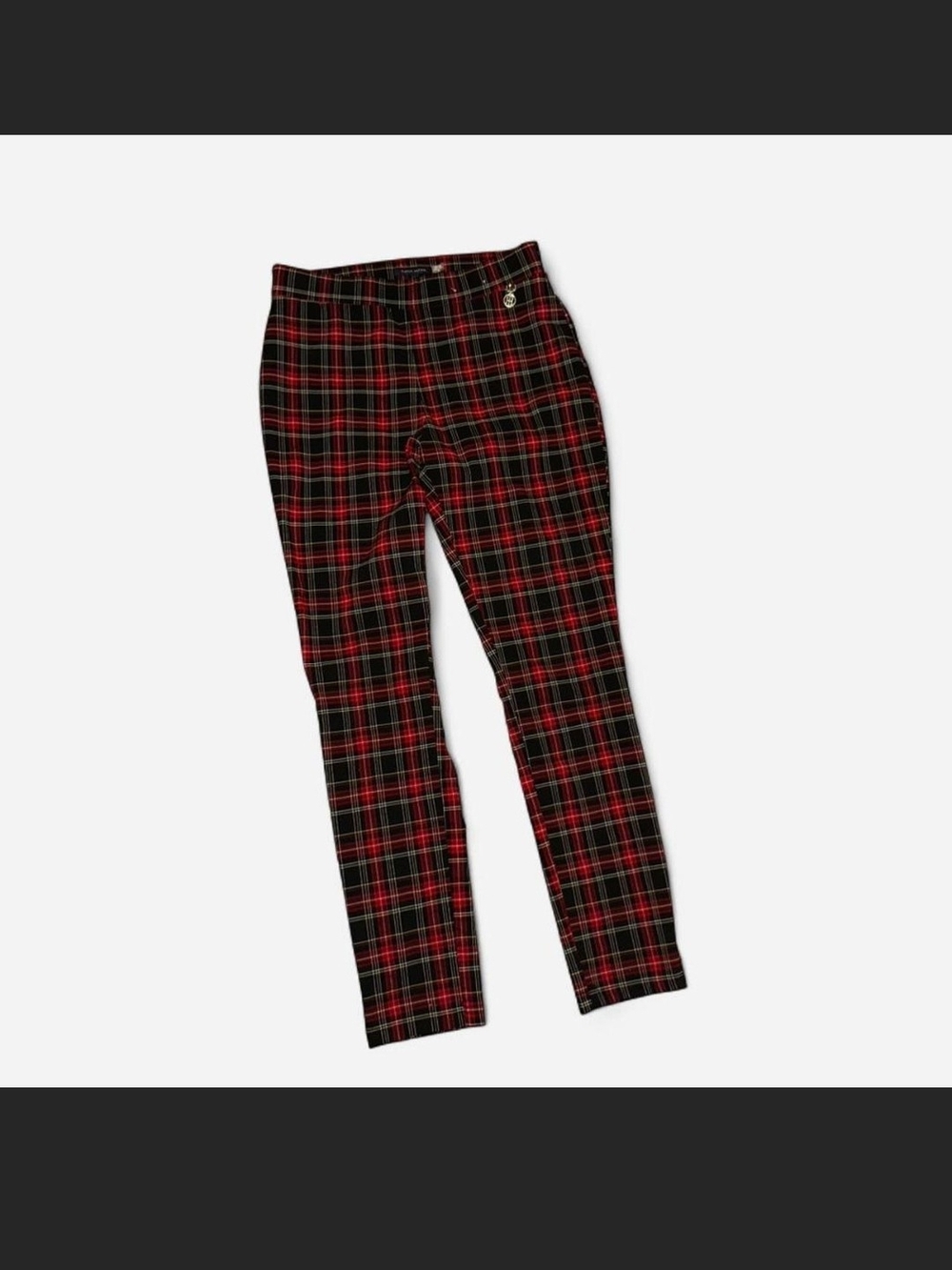 Women's Red & Black Plaid Pants